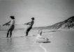 Net fishing on the beach with a young Tony Dean in the foreground – 1960’s
