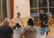 Table tennis at the Community Hall