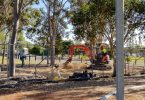 Work has already commenced on Les Lee Park - photo Jess Milne