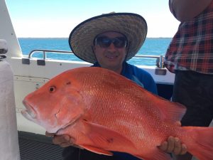 Tony and his crew come from Melbourne to get a Red. They got five, fishing on Baitrunner 