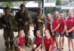 The students enjoyed a visit from the personnel from the Royal College of Duntroon in Canberra