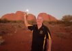 Dave Hewitt will be missed greatly by all who knew him - photo at the Olgas on a recent trip with wife Kerri.