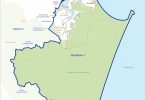Gympie Regional Council Election 2020 Division 1 map