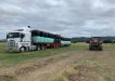 A load of silage from Geelong to a burnt out Corryong Property in early March.. coordinated by RB Droughtrunners.