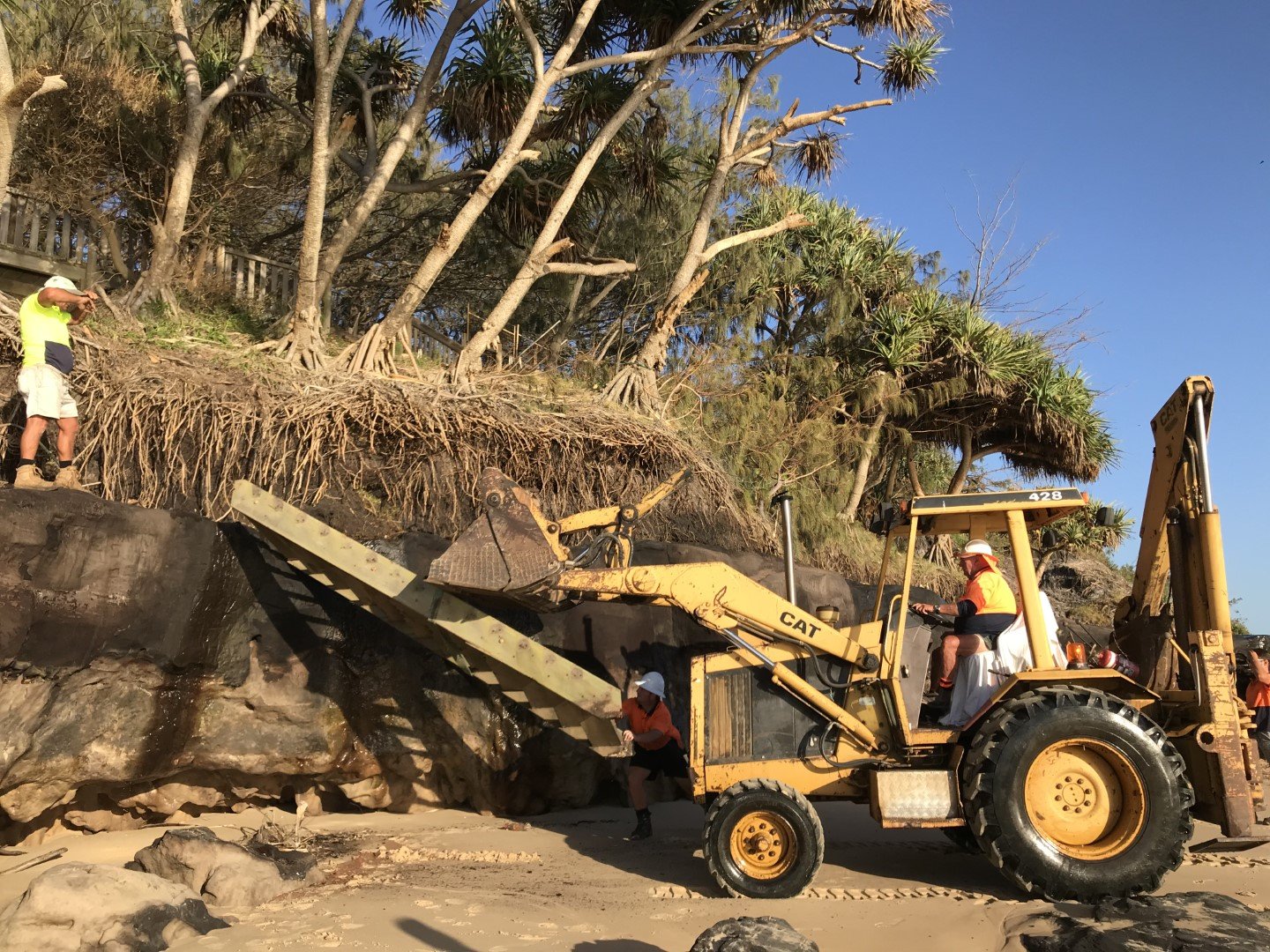 The Other Stairs Are Gone Rainbow Beach Community News