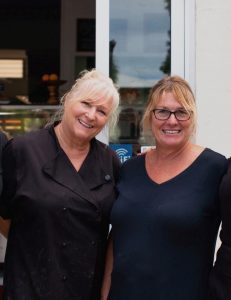 New owners of the Mad MudCrab in Tin Can Bay, Jo Morrison and Lynda Kerse, are so happy to be living and working in Tin Can Bay in their new bistro 
