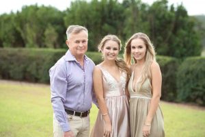 Mark Cull with daughters, Isabelle and Abby, treasures the time he has with his daughters