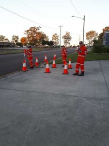 Members of Tin Can Bay and Rainbow Beach SES recently attended a traffic control course to ensure safety of both the public and themselves 