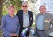 Ray Brown in SASR Beret, Peter Gilfoyle and Tin Can Bay RSL Sub branch President Don Holland at the Vietnam Vietnam's commemoration service