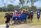 Rainbow Beach State School - Flags and Graduation certificates from Mr Llew O'Brien