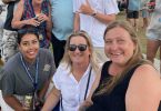 Raninbow Beach Fishing Classic - Locals Cameron Betteridge, Anna Gremmel, Simon Emms, Tom Head and Jaz Dowling, Tamara Emms and Cherie Betteridge don’t realise what a good comp it will be - as Tom took home a boat in the cadet prize draw!