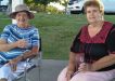 Lil Kahl and Janette Penny enjoyed dinner with the Over 60s
