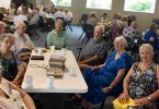 Cooloola Coast Probus members at morning tea after the Ecumenical Service