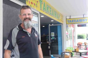 Andrew Kingsley from Rainbow Beach Fruit is hopeful of finding a home for his family - and says something must be done about the housing on the Cooloola Coast