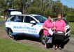 Tin Can Bay Meals on Wheels are one of the wonderful groups you can talk to about volunteering at the Expo on May 22 - Robyn McAndrew and Shirley Sismey about to embark on their weekly delivery to Rainbow Beach where they are looking for people who would like to receive the service