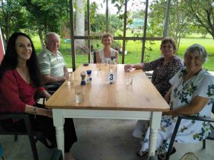 Over 60s members, Sandra Sykes, Doug and Annette Collins, Sheenan Baird and Barbara Gammon visited Lindols Macadamias - there’s more local farms to see this month with Forage Gympie Region