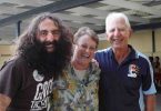 Tin Can Bay Fishing Club members, Debbie and Jim George, bring their nephew Costa Georgiadis, the dynamic host of ABC Gardening Australia back to Tin Can Bay for a must-see event