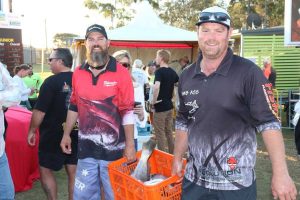 Dan and Josh Bauer from Pittsworth at the 2019 Fishing Classic
