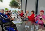 Cooloola Dragons chill out at the Yacht Club after Thursday pm training.