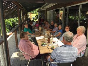 Over 60s at the Black Ant Cafe Kin Kin