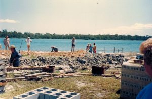 Laying the foundations of the yacht clubhouse