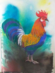 “A Cocky Rooster” by K. Southern