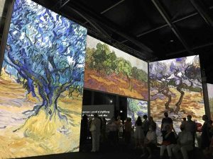 Cooloola Coast Art Group went on a recent excursion to view the amazing Van Gogh Alive exhibition