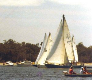 The start line of the 1982 Cooloola Cup. Catch this year’s event on 23 & 24 April.