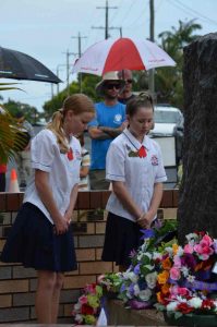 Tin Can Bay P10 Captain Chloe and Ruby paying their respects