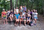 The Rainbow Beach Learning Community Group after a magical walk to Lake Poona