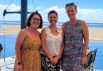 Current Rainbow Beach Community Centre Management Committee Secretary Marnie Kropp, President Elisa Seul, Treasurer Kelly Smith. The Community Centre was the recent recipient of a $5000 grant to create children’s book based on the area.