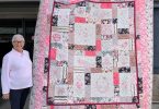 Annabell with her stunning quilt