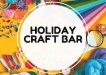 Library holiday craft bar