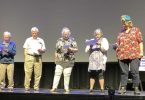 Cooloola Probus members performing the skit ‘The King with the Terrible Temper’