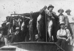 Fishing party at Tin Can Bay ca.1925 - State Library of Queensland